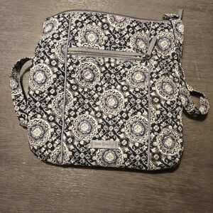 Vera Bradley Charcoal Medallion Hipster Purse